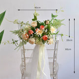 Load image into Gallery viewer, Wedding Aisle Chair Decorations Pew Flowers