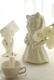 Load image into Gallery viewer, Cat Lady Cute Ceramic Flower Vase