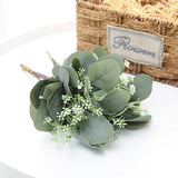 Load image into Gallery viewer, 11 Inch Artificial Eucalyptus Leaves Stems 5pcs