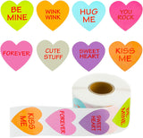 Load image into Gallery viewer, 500pcs Valentine&#39;s Day Decorative Heart Stickers