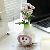 Load image into Gallery viewer, Cartoon Garlic Doll Design Flower Vase