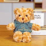 Load image into Gallery viewer, Cute Plush Bear with Hoodie 30cm