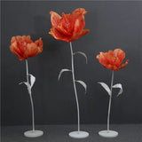 Load image into Gallery viewer, Set of 3 Giant Paper Art Artificial Flower Backdrops