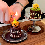 Load image into Gallery viewer, Bear with Hats Cute Birthday Candles Cake Decor