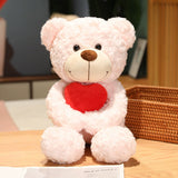Load image into Gallery viewer, Teddy Bear Embracing Red Heart 45cm
