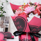 Load image into Gallery viewer, Rose Love Hot Pink Florist Wrapping Paper Pack 20 (35x50cm)