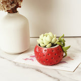 Load image into Gallery viewer, Cute Strawberry Mini Ceramic Plant Pot
