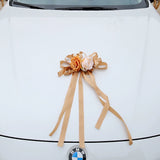 Load image into Gallery viewer, Champagne Silk Flowers for Wedding Car Decoration