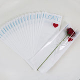 Load image into Gallery viewer, LOVE Single Stem Bouquet Wrapping Bags Pack 40