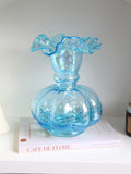 Load image into Gallery viewer, Vintage Art Fenton Glass Vase Ruffled