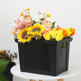 Load image into Gallery viewer, Plastic Flower Water Bucket with Wheels