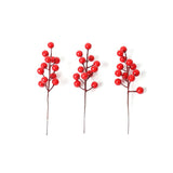 Load image into Gallery viewer, 20 Pack Artificial Christmas Red Berries Stems