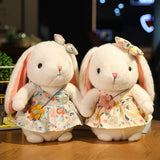 Load image into Gallery viewer, Plush Bunny Rabbit with Flower Skirt 30cm