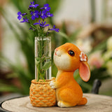 Load image into Gallery viewer, Resin Rabbit Glass Test Tube Vase