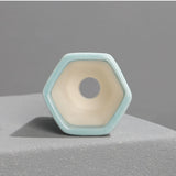 Load image into Gallery viewer, Set of 4 Mini Hexagon Ceramic Pots