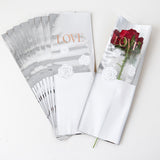 Load image into Gallery viewer, Single Stem Rose Floral Sleeves Bags Pack 20