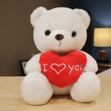 Load image into Gallery viewer, I Love You Plush Bear with Heart 28cm