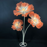 Load image into Gallery viewer, Artificial 3 Stem Bunch Giant Silk Flower Decoration