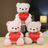 Load image into Gallery viewer, I Love You Plush Bear with Heart 28cm