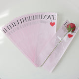 Load image into Gallery viewer, LOVE Single Stem Bouquet Wrapping Bags Pack 40