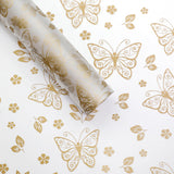 Load image into Gallery viewer, Frosted Butterfly Cellophane Bouquet Paper Pack 20 (58x58cm)