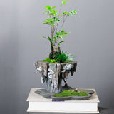 Load image into Gallery viewer, Mountain Resin Succulent Moss Planter Pot