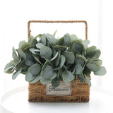 Load image into Gallery viewer, 11 Inch Artificial Eucalyptus Leaves Stems 5pcs