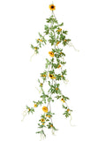 Load image into Gallery viewer, Hanging Artificial Green Ivy with Sunflower (130cmH)