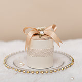 Load image into Gallery viewer, 10pcs Ivory Round Wedding Favour Boxes
