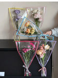 Load image into Gallery viewer, Colorful Border Clear Bouquet Sleeves Pack 30