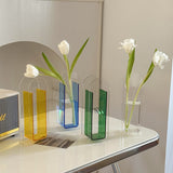 Load image into Gallery viewer, Colored Modern Tall Acrylic Vase
