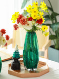 Load image into Gallery viewer, Emerald Modern Glass Vase for Centerpiece