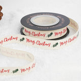 Load image into Gallery viewer, Reindeer Gingerbread Man Christmas Ribbon (16mmx10Yd)