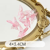 Load image into Gallery viewer, 10pcs Acrylic Butterfly Floral Design Embellishments