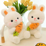 Load image into Gallery viewer, Plush Bunny Toy with Carrot 40cm
