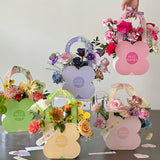 Load image into Gallery viewer, 6pcs Flower Shaped Bouquet Box with Handle