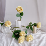 Load image into Gallery viewer, Cream Yellow Artificial Austin Rose