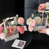 Load image into Gallery viewer, Small Transparent Acrylic Flower Arrangement Box
