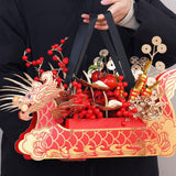 Load image into Gallery viewer, Dragon Year Dragon Boat Shaped Gift Box