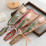 Load image into Gallery viewer, 30pcs Single Rose Plastic Packaging Bag Half Clear Flower Sleeves