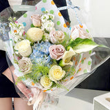 Load image into Gallery viewer, Polka Dot Tissue Paper for Bouquets Wrapping Pack 20 (50x70cm)