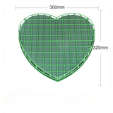 Load image into Gallery viewer, 5pcs Heart Shaped Wet Floral Foam with Plastic Cage