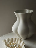 Load image into Gallery viewer, Female Body Art Modern White Vase