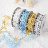 Load image into Gallery viewer, Christmas Snow Flake Trim Ribbon (25mmx10Yd)