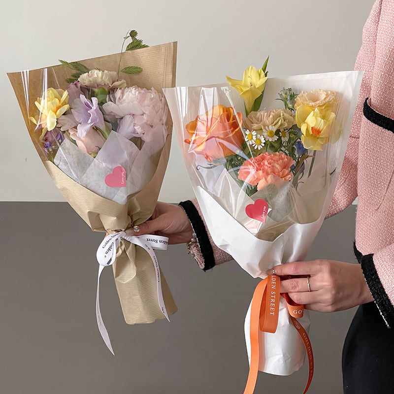 Kraft Floral Sleeves Flower Bouquet Bags Pack 20 Floral Supplies Store