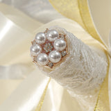 Load image into Gallery viewer, Luxury Artificial Pearl Beaded Wedding Bouquet