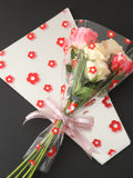 Load image into Gallery viewer, Floral Print Transparent Bouquet Sleeves Pack 50