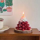 Load image into Gallery viewer, Snowy Christmas Tree Scented Candle