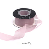 Load image into Gallery viewer, Solid Color Silk Fabric Ribbon (40mmx25Yd)