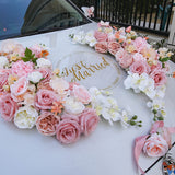 Load image into Gallery viewer, Silk Rose Orchid Wedding Car Flower Decoration Set
